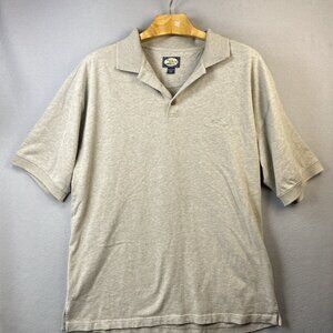 Tommy Bahama Polo Shirt Men Large Casual Short Sleeve 100% Cotton Vacation Beach